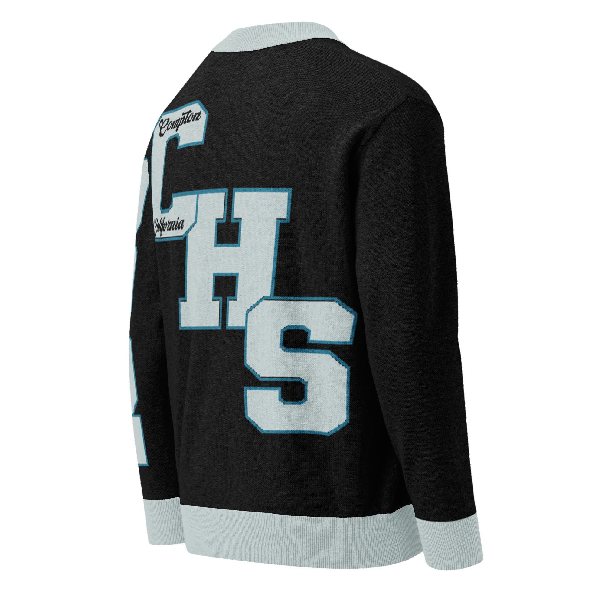 Compton High (CA) Letterman Knitted Cardigan
