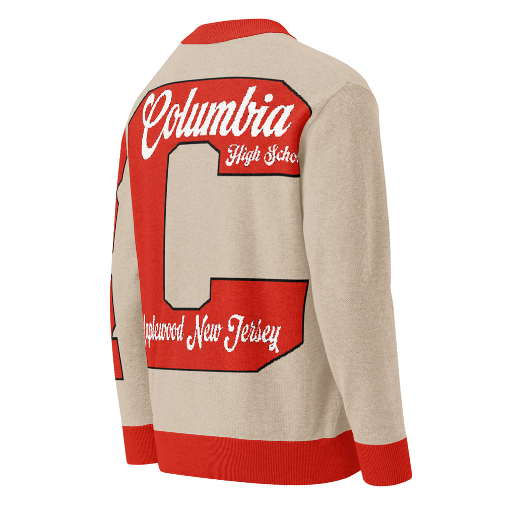 Columbia High (Maplewood, NJ) Letterman Knitted Cardigan