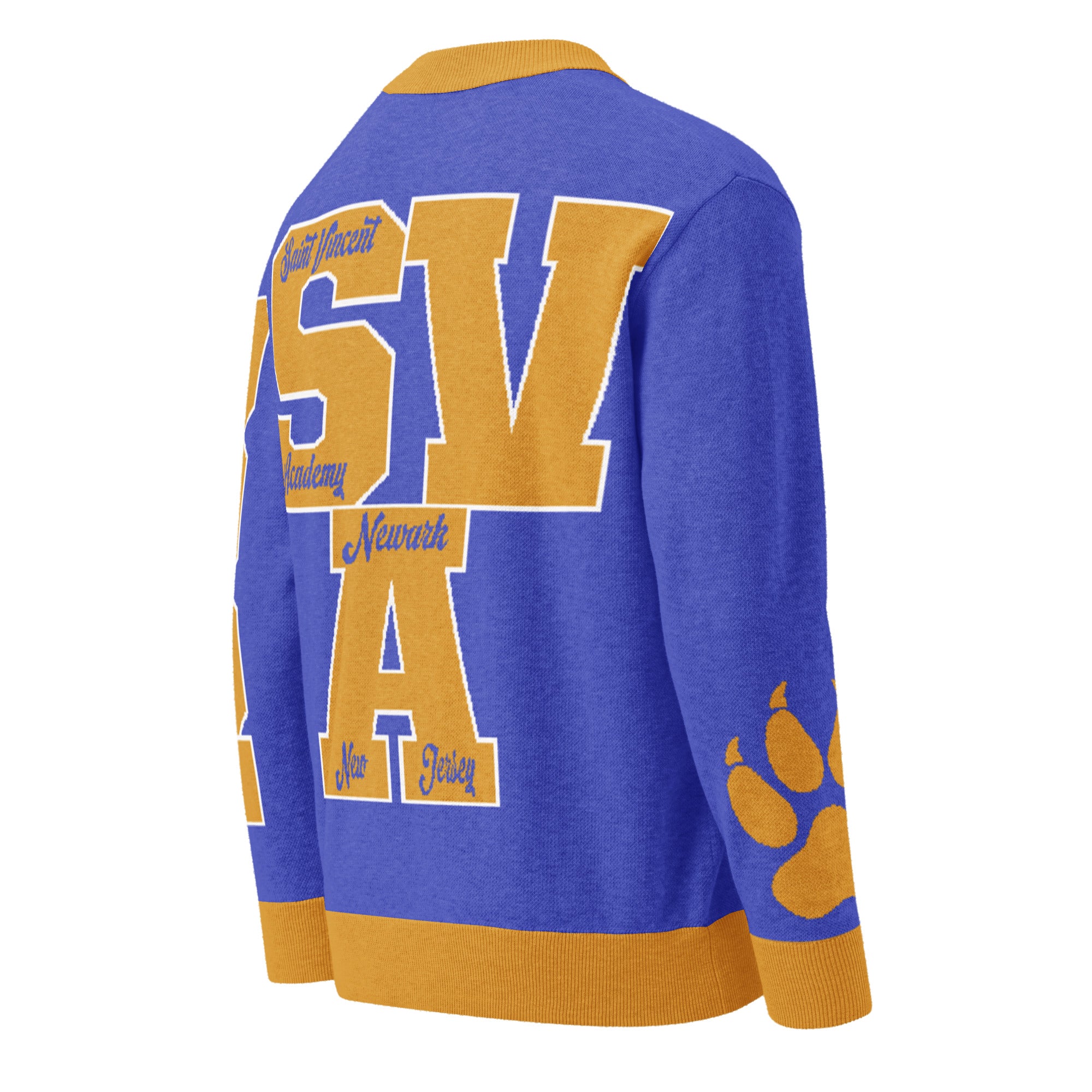 Saint Vincent Academy (NJ) Letterman Knitted Cardigan