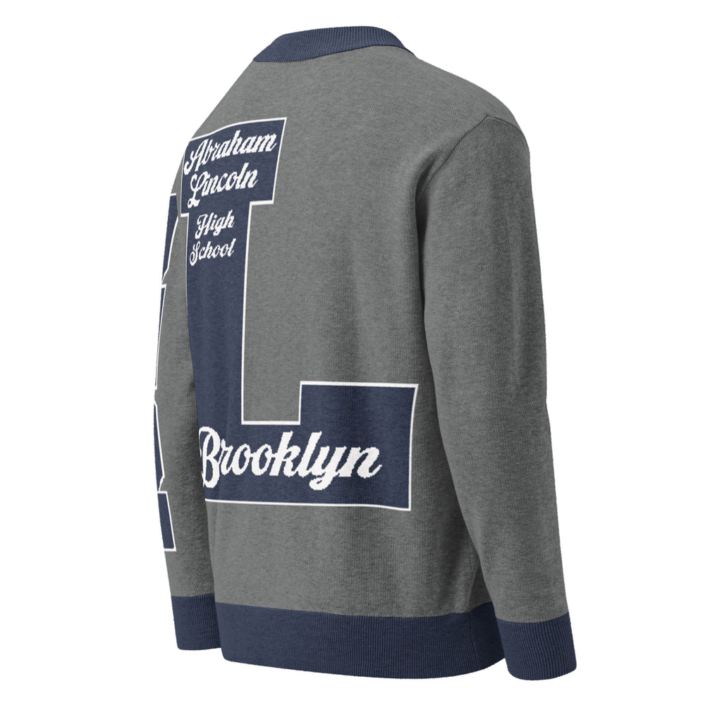 Abraham Lincoln High School (Brooklyn) Letterman Knitted Cardigan