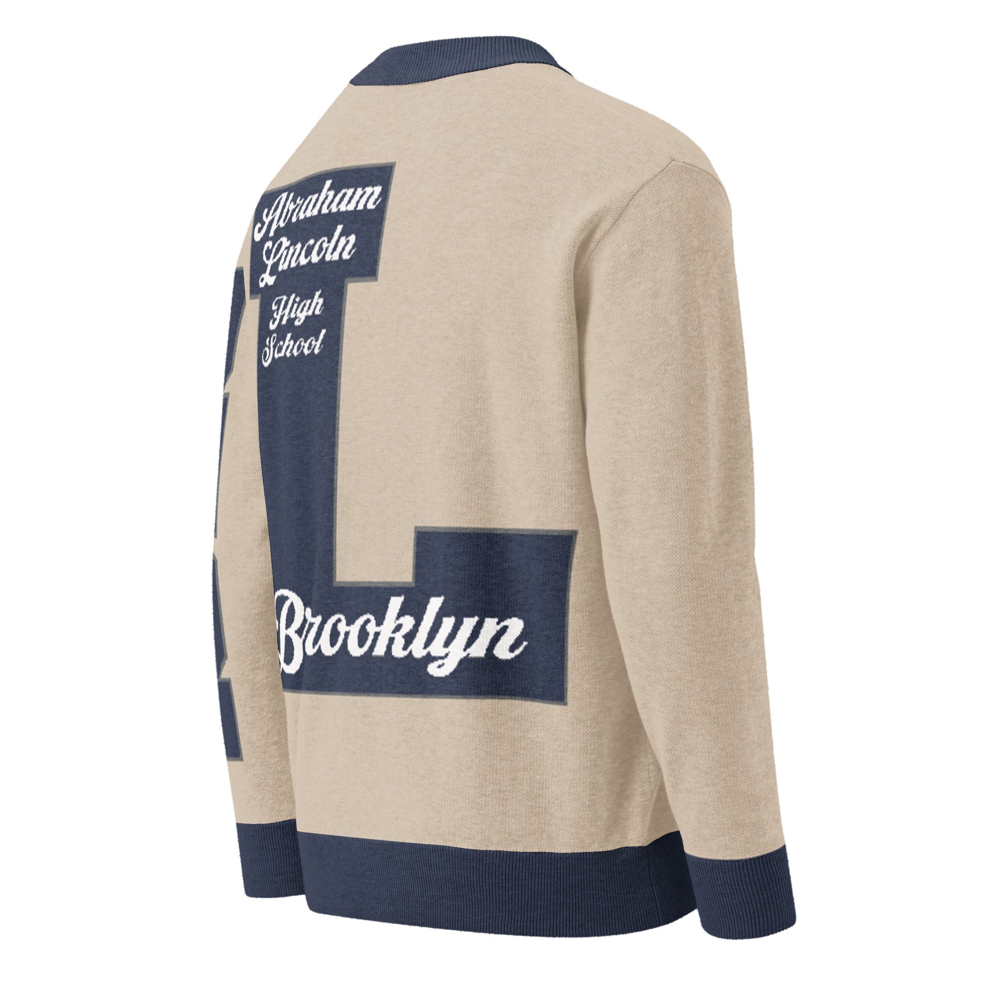 Abraham Lincoln High School (Brooklyn) Letterman Knitted Cardigan