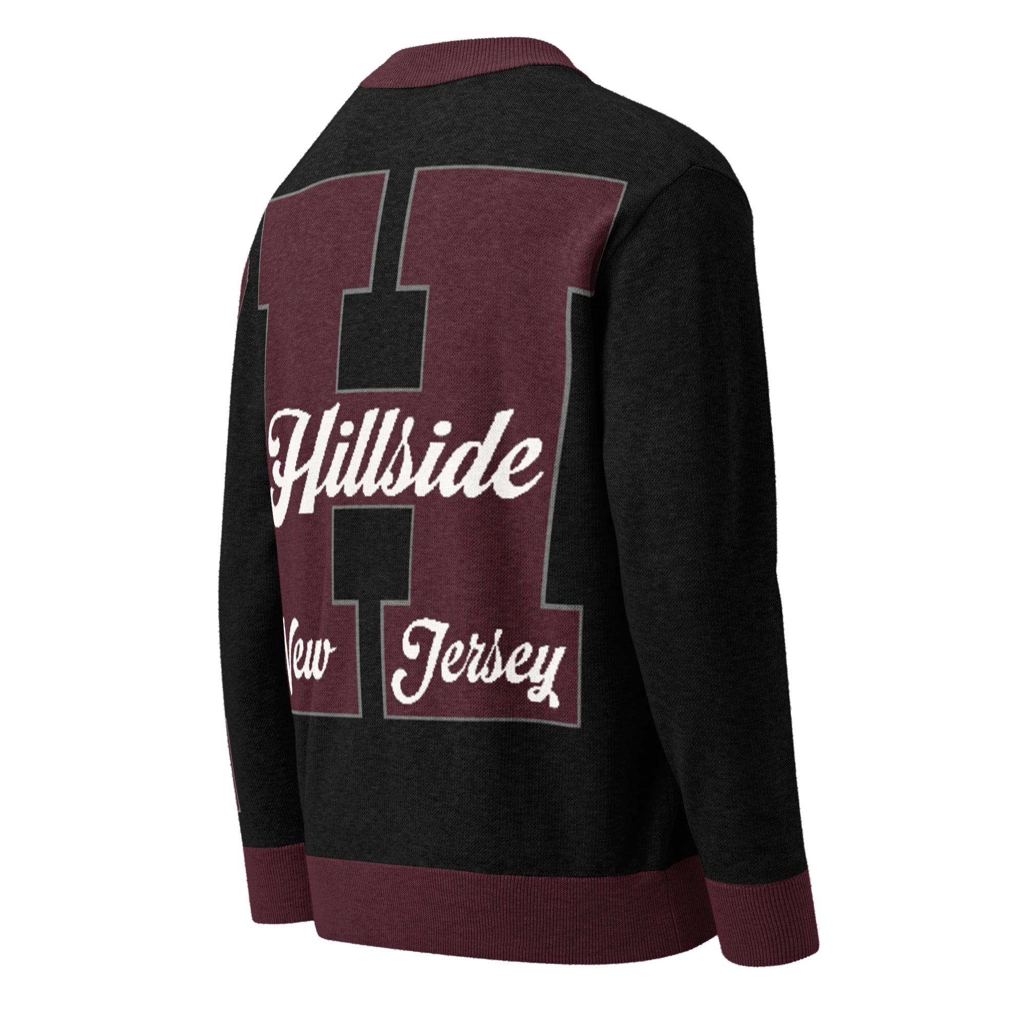 Hillside High (NJ) Letterman Knitted Cardigan