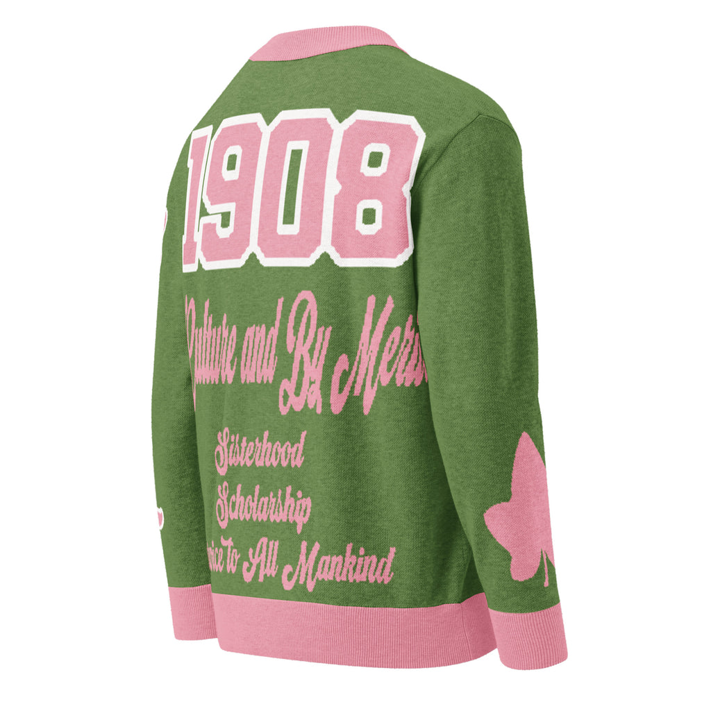 Alpha Kappa Alpha Knitted Cardigan