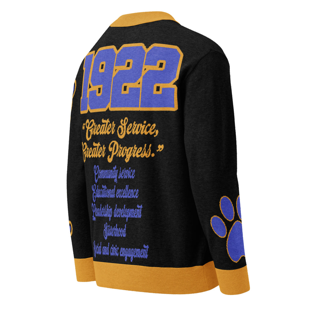 Sigma Gamma Rho Knitted Cardigan