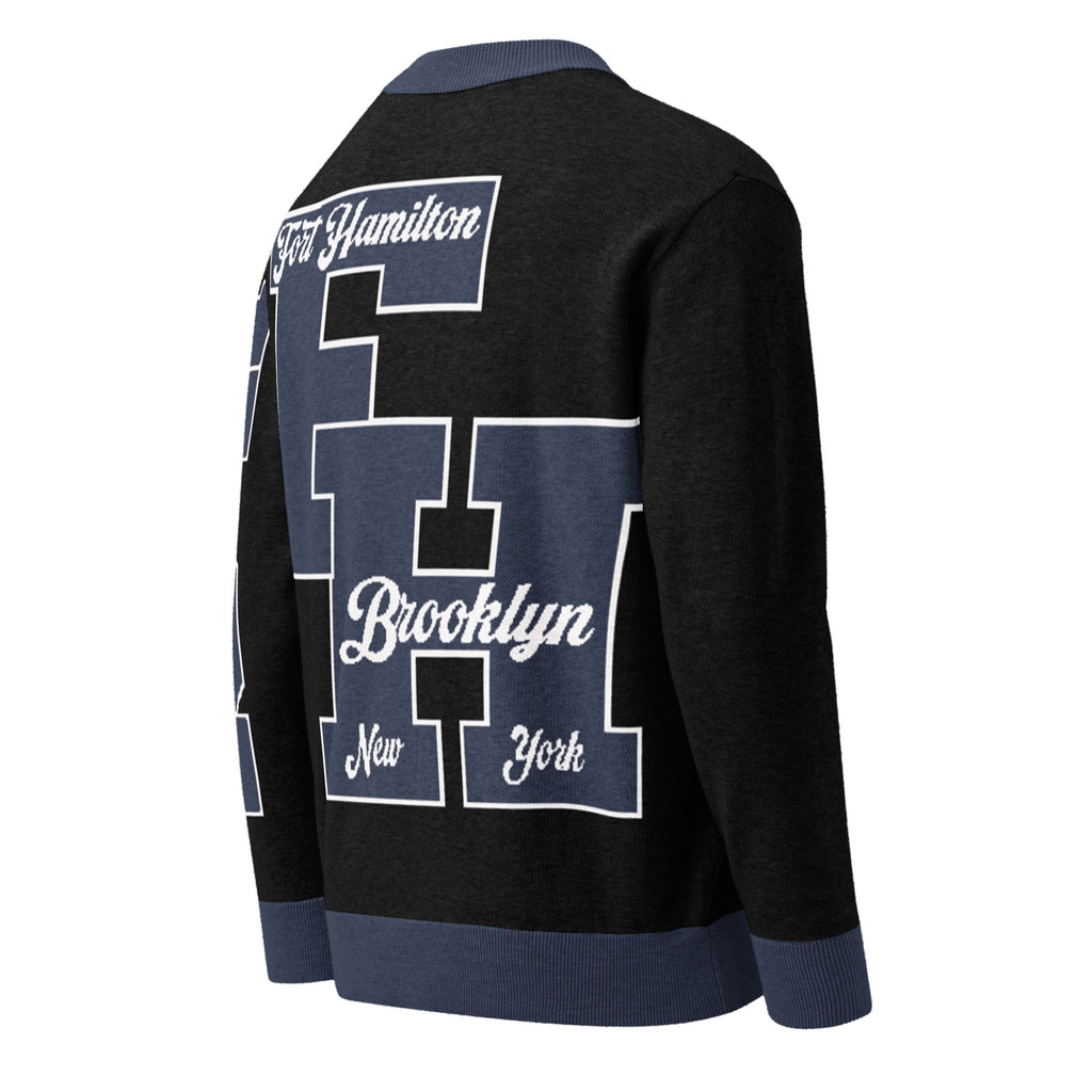 Fort Hamilton High School (Brooklyn) Letterman Knitted Cardigan