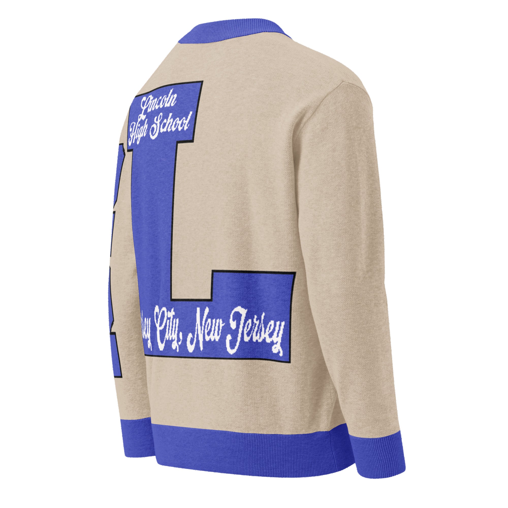 Lincoln High School (NJ) Letterman Knitted Cardigan