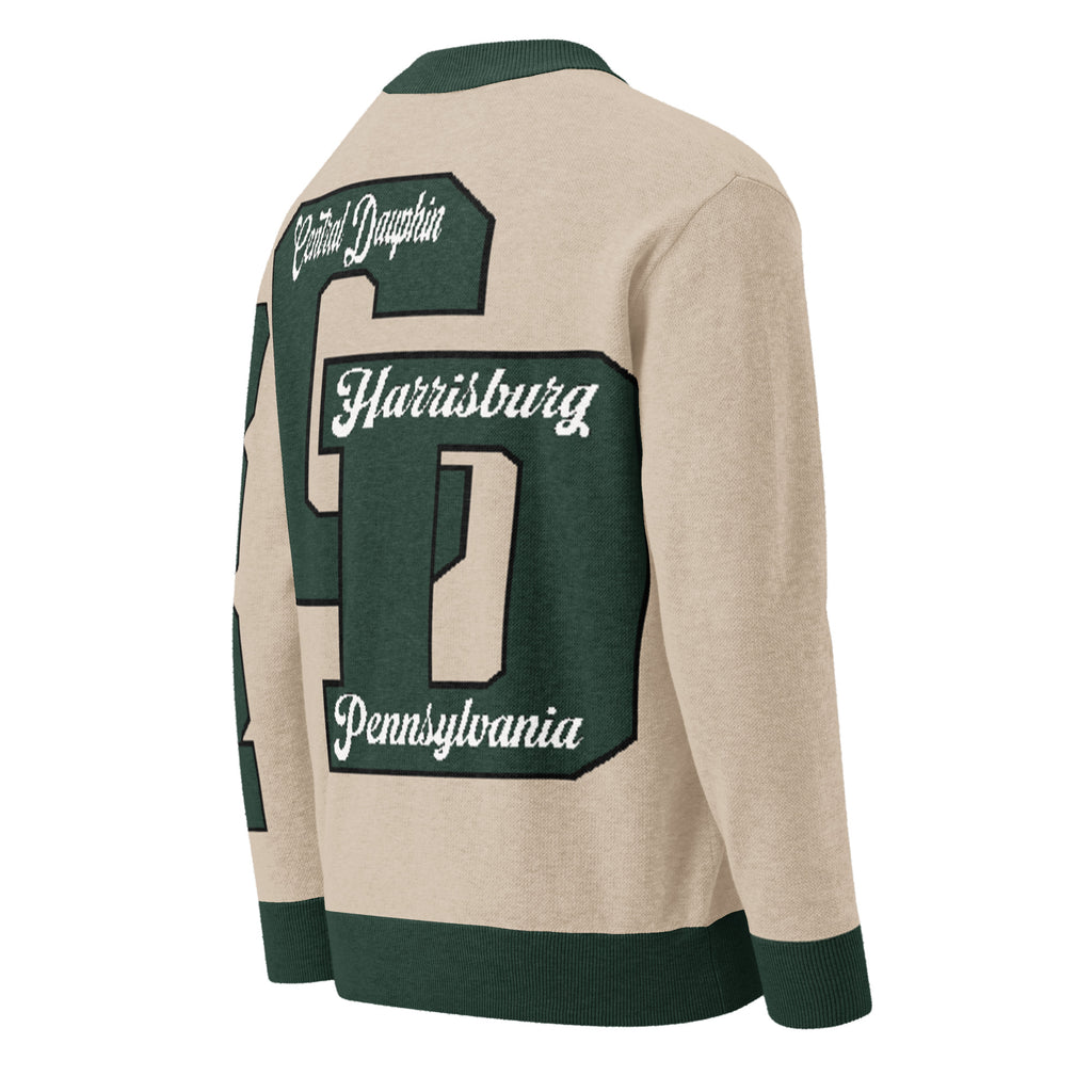 Central Dauphin High School (PA) Letterman Knitted Cardigan
