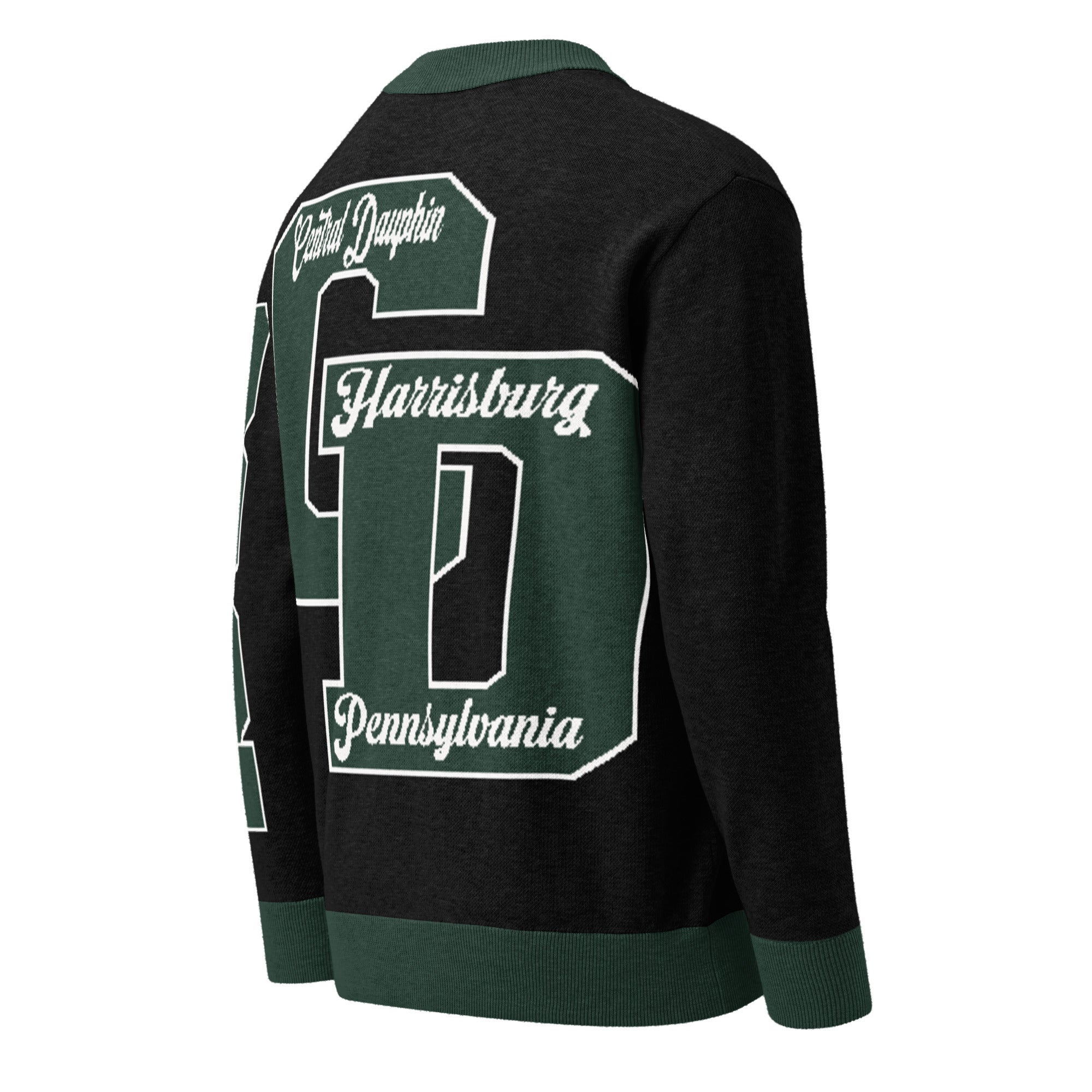 Central Dauphin High School (PA) Letterman Knitted Cardigan