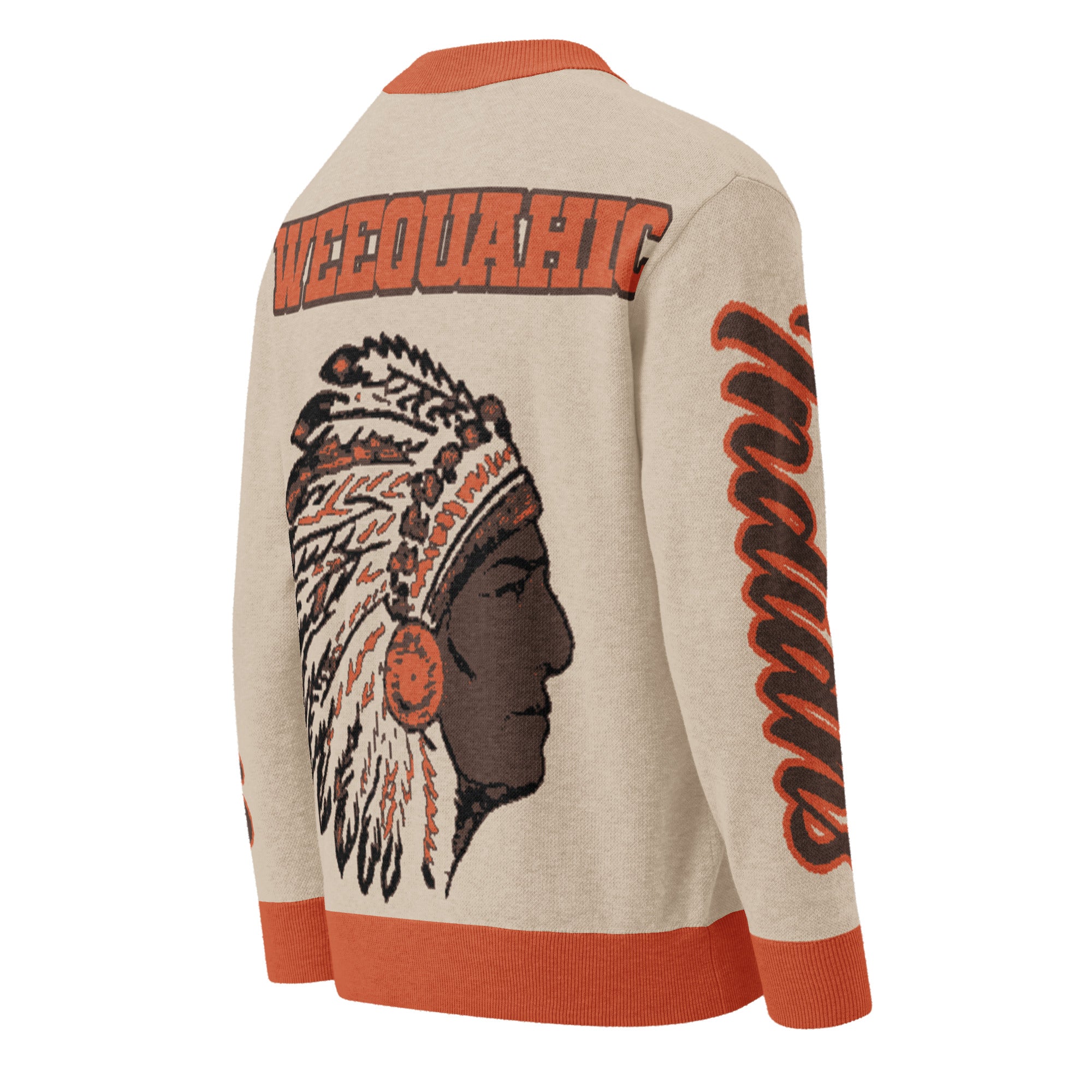 Weequahic High School x School Spirit Knitted Cardigan