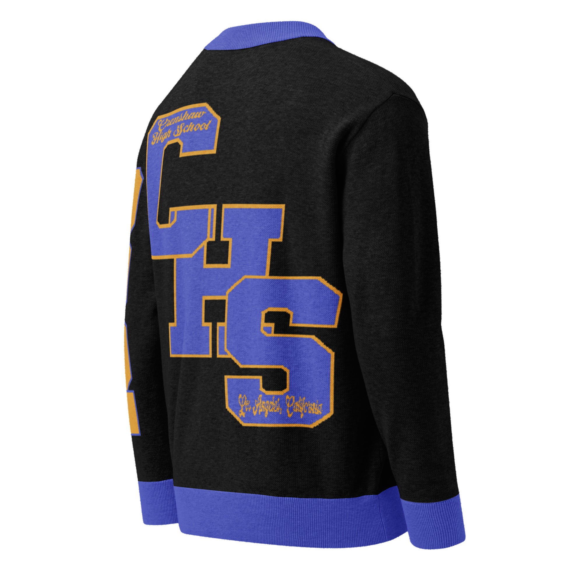 Crenshaw High (CA) Letterman Knitted Cardigan