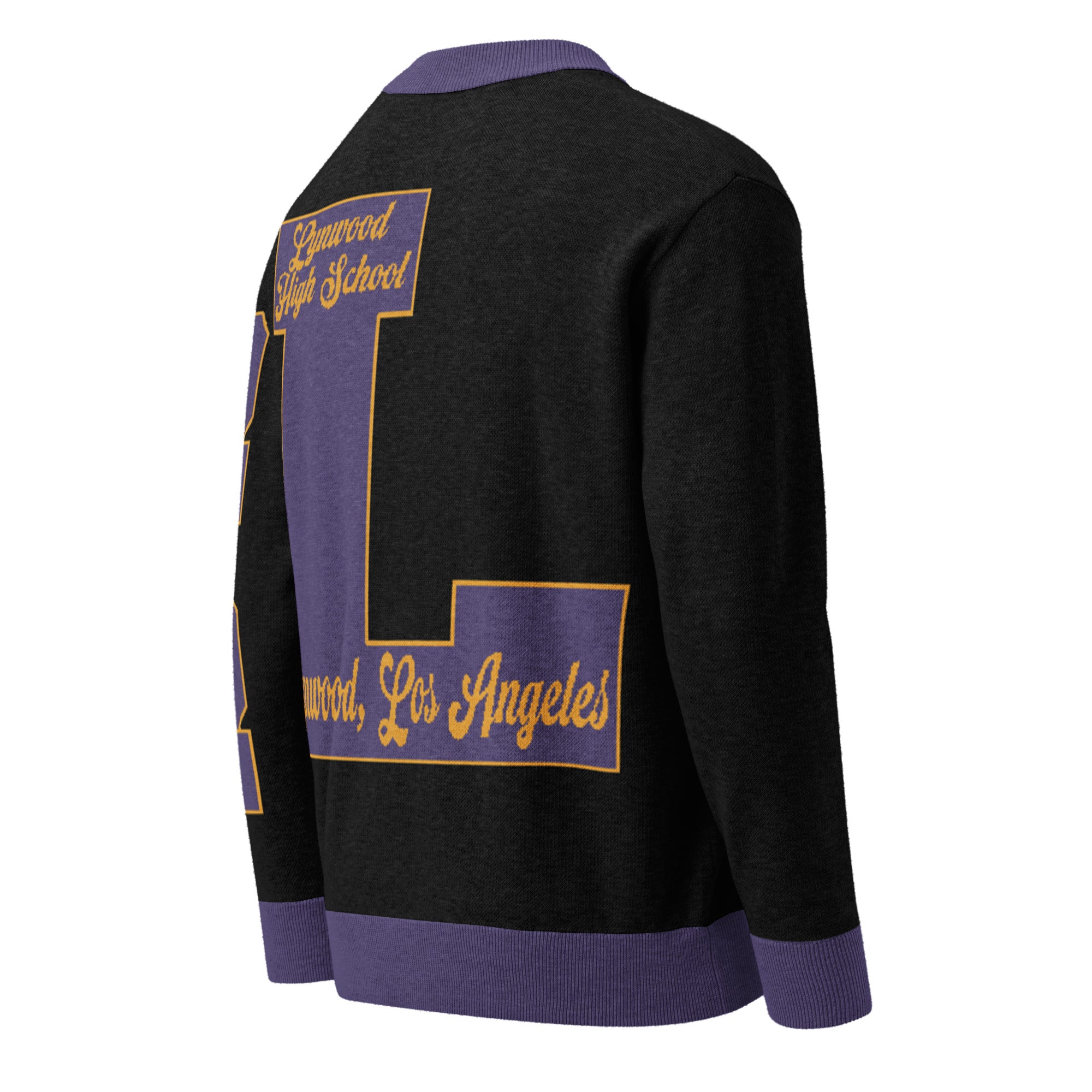 Lynwood High (CA) Letterman Knitted Cardigan