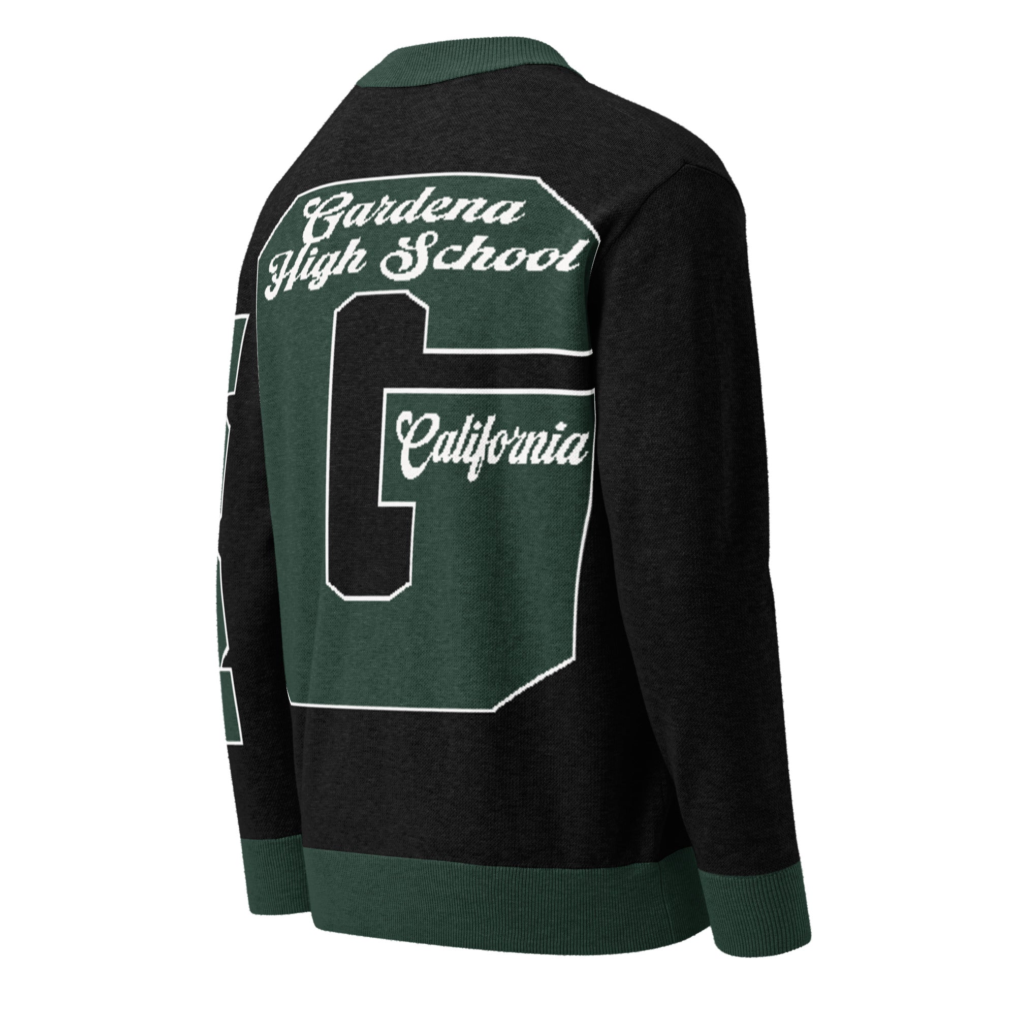 Gardena High (CA) Letterman Knitted Cardigan