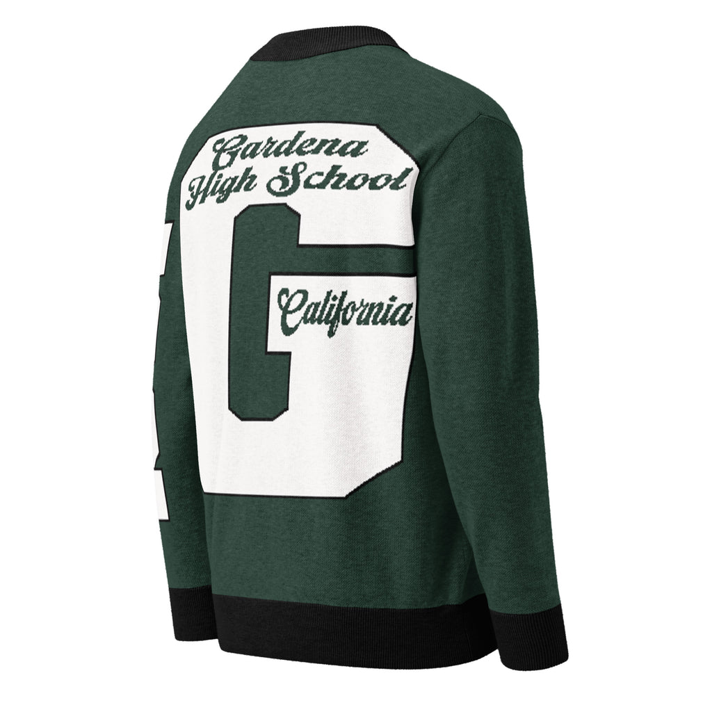 Gardena High (CA) Letterman Knitted Cardigan