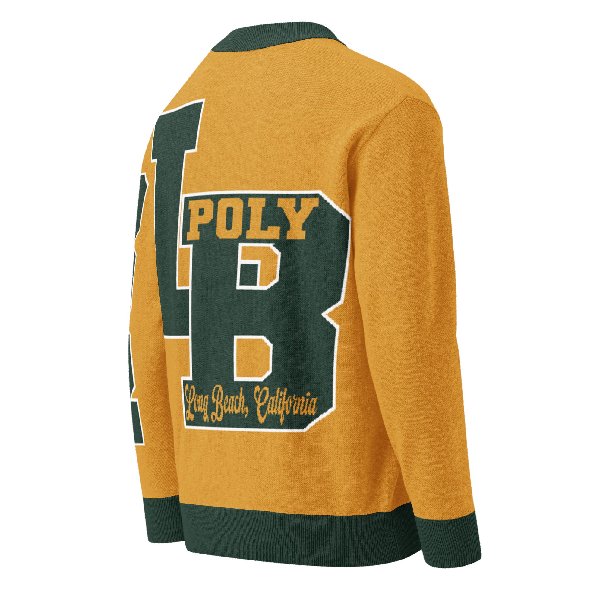 Long Beach Polytechnic (CA) Letterman Knitted Cardigan