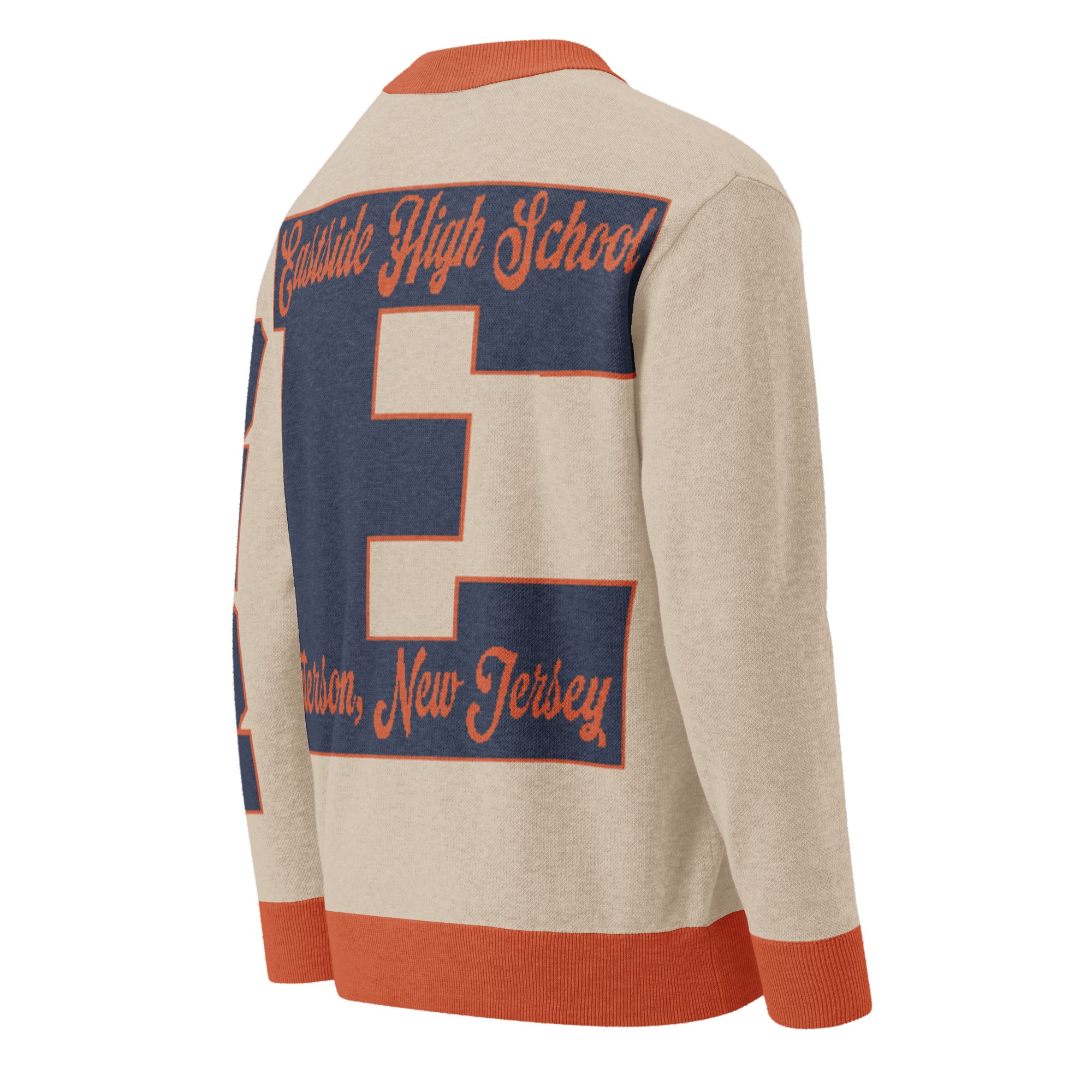 Eastside High School (Paterson, NJ) Letterman Knitted Cardigan