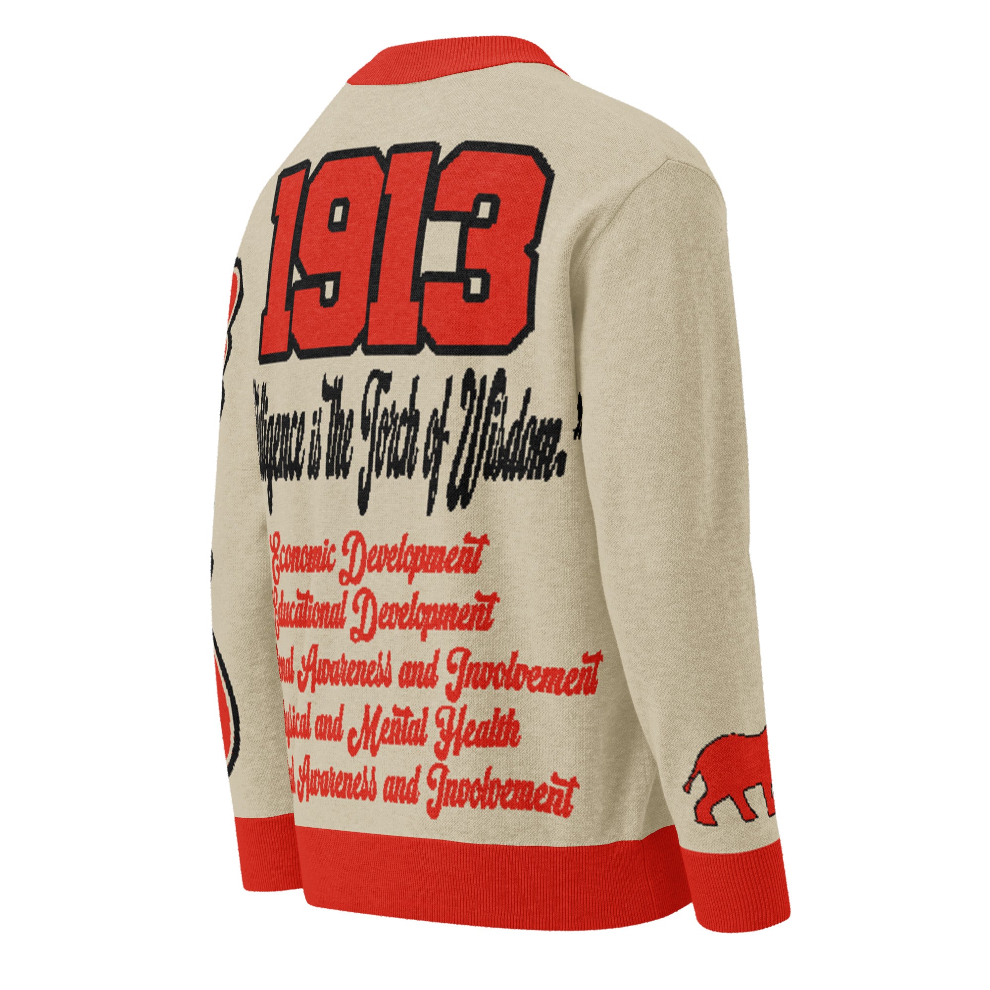 Delta Sigma Theta Knitted Cardigan