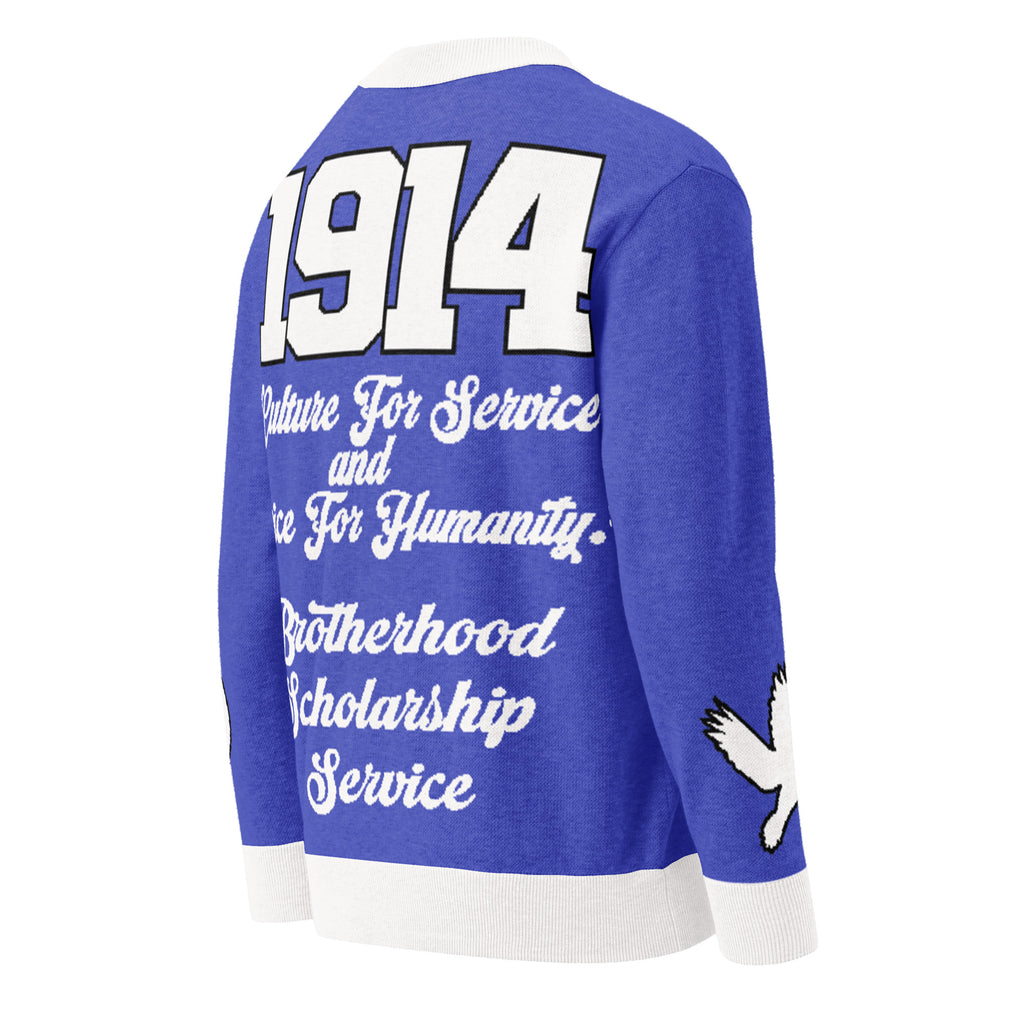 Phi Beta Sigma Knitted Cardigan