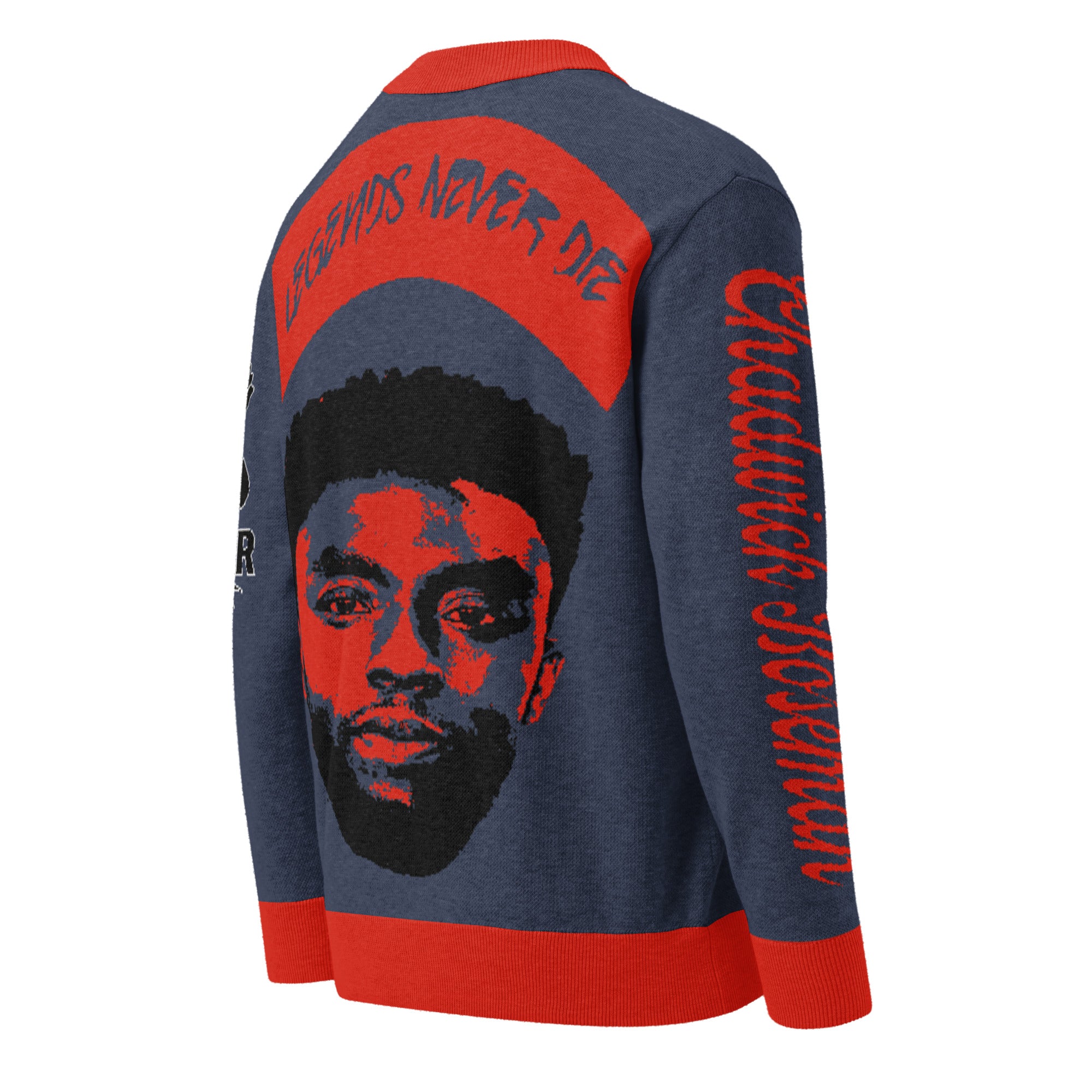 Chadwick Boseman Knitted Cardigan